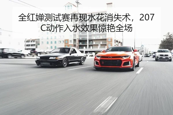 全红婵测试赛再现水花消失术，207C动作入水效果惊艳全场